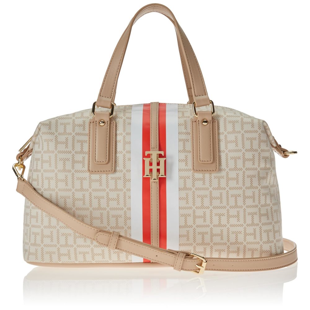 Jaden Satchel Crossbody Bag, Ivory/Clayed Pebble :O